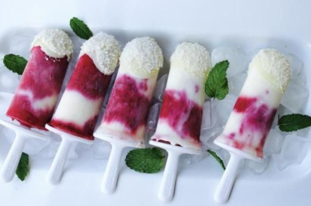 Recipe Frozen Berry Yoghurt Pops Phoenix Health Fund