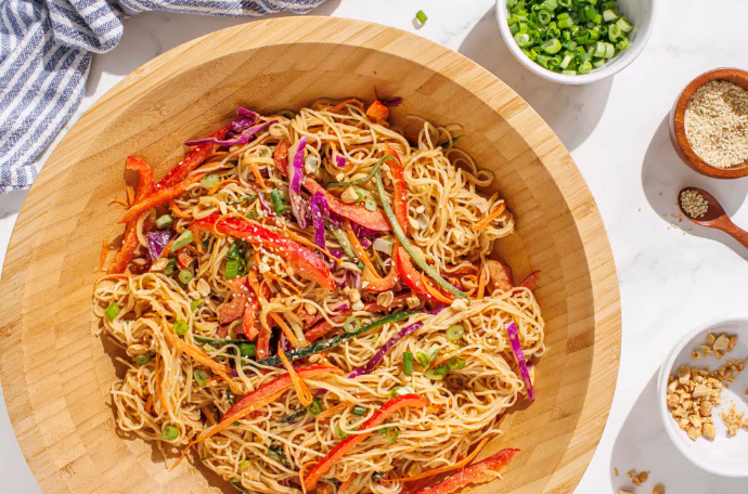 Recipe: Cold Roll Salad with Peanut Dressing